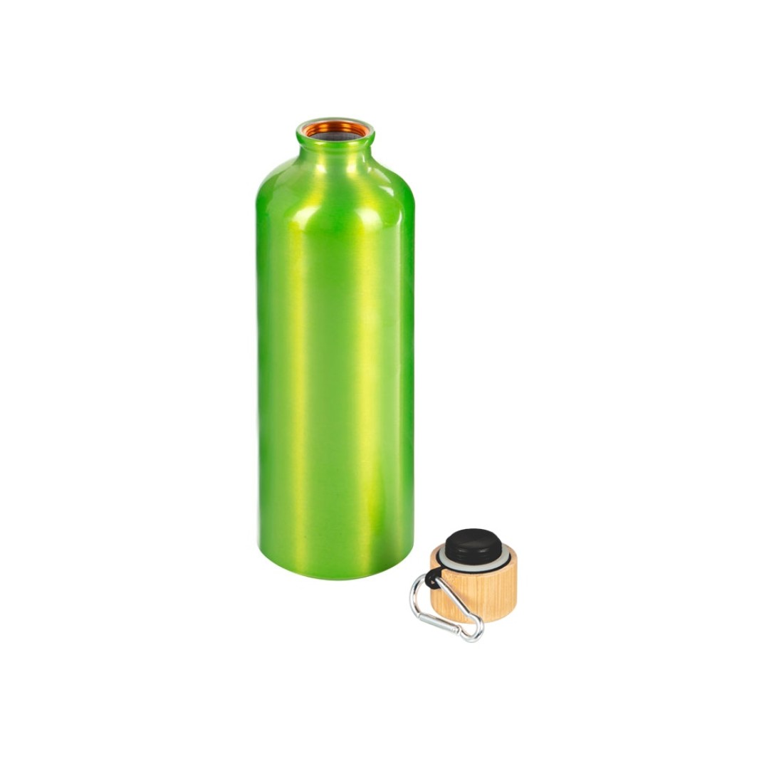 Бутылка "Hip M Bamboo" с карабином, 770 мл, зеленый