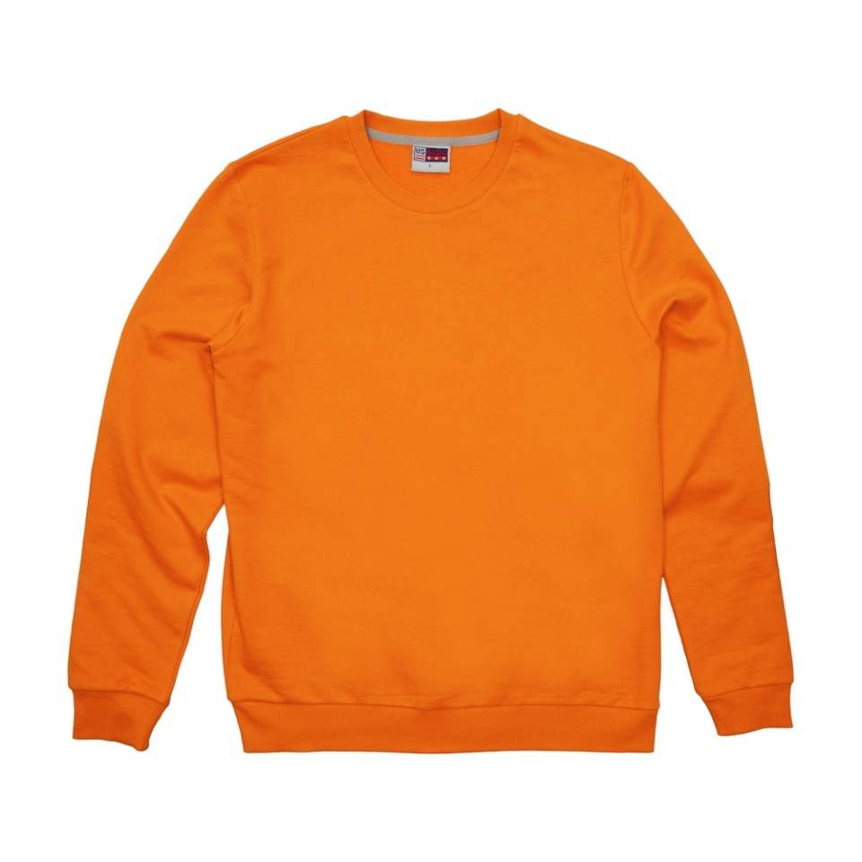 Свитшот "Motion" унисекс с начесом, оранжевый