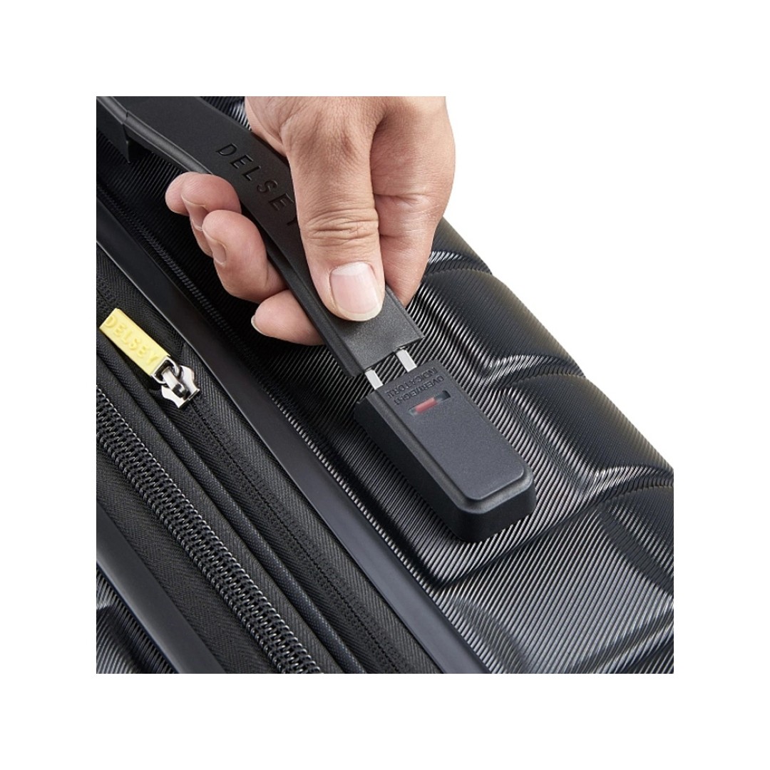 Чемодан 4-х колесный DELSEY, SHADOW 5.0, 80л, черный