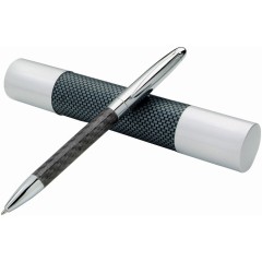 Ручка шариковая "Winona" в подарочной цилиндрической коробке, черные чернила