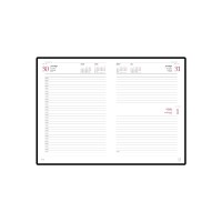 Ежедневник А5 датированный «Velvet» 2025, красный