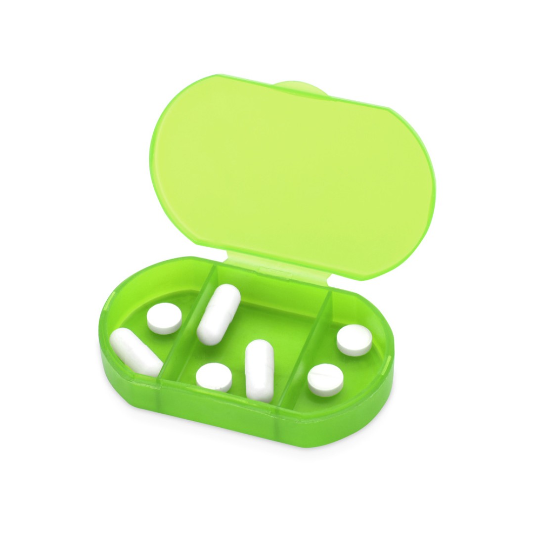 Таблетница, зеленое яблоко