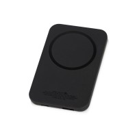 Магнитный беспроводной внешний аккумулятор "MagnetIQ", 5000 mah, 10 W, черный