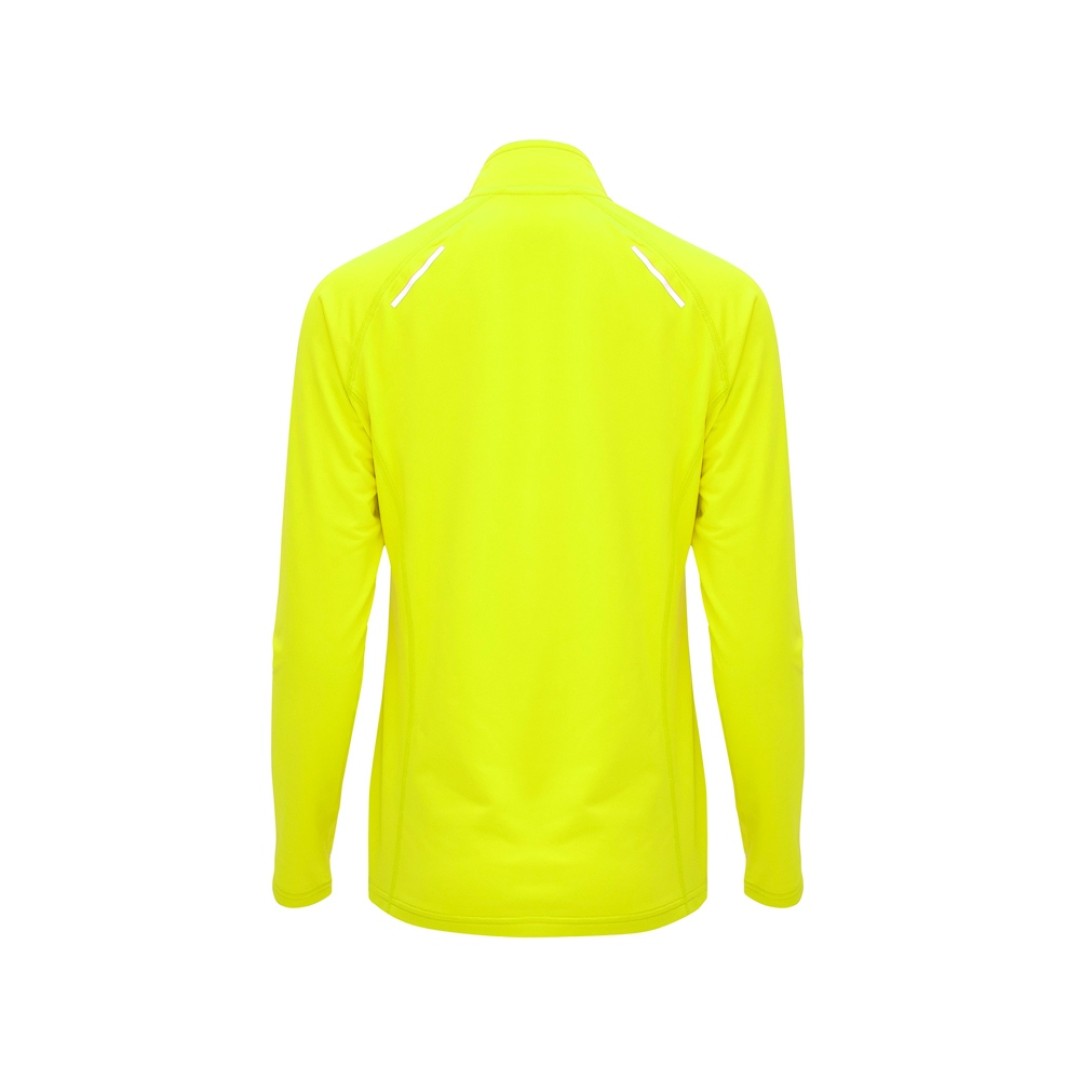 Толстовка с воротом на молнии женская "Melbourne", неоновый желтый