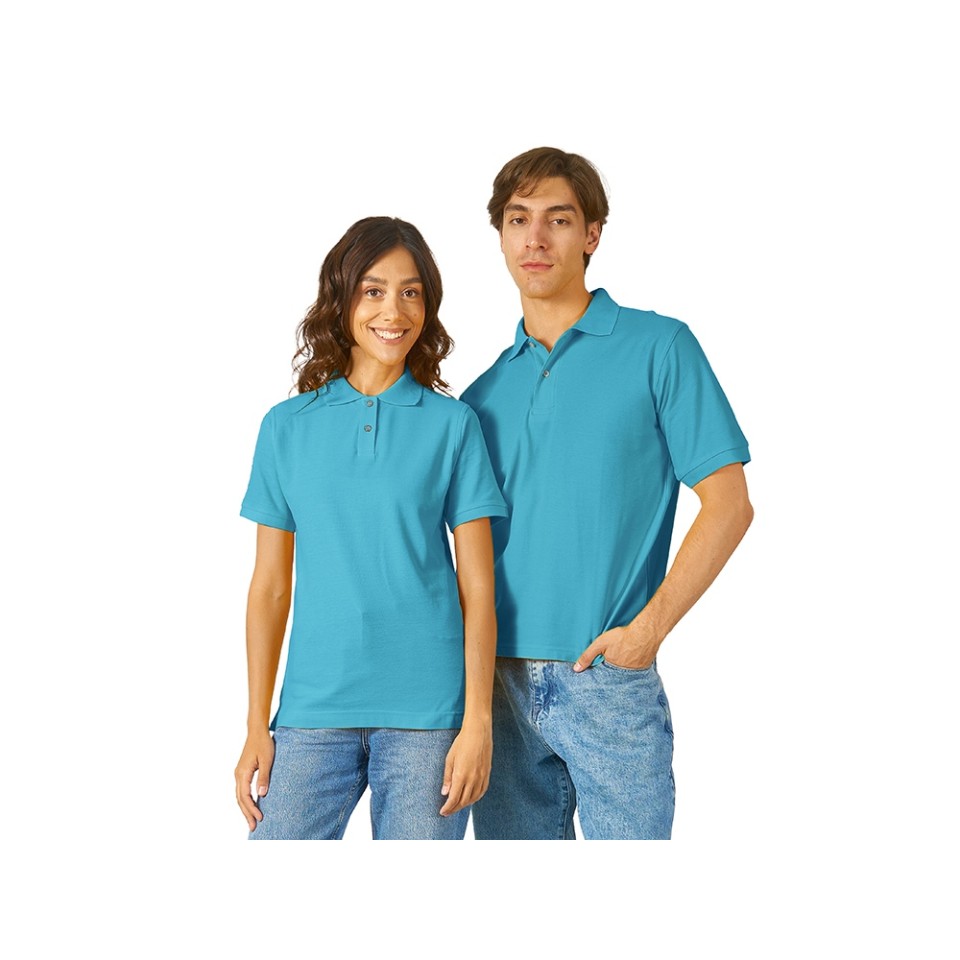 Рубашка поло "Boston 2.0" женская, лазурный