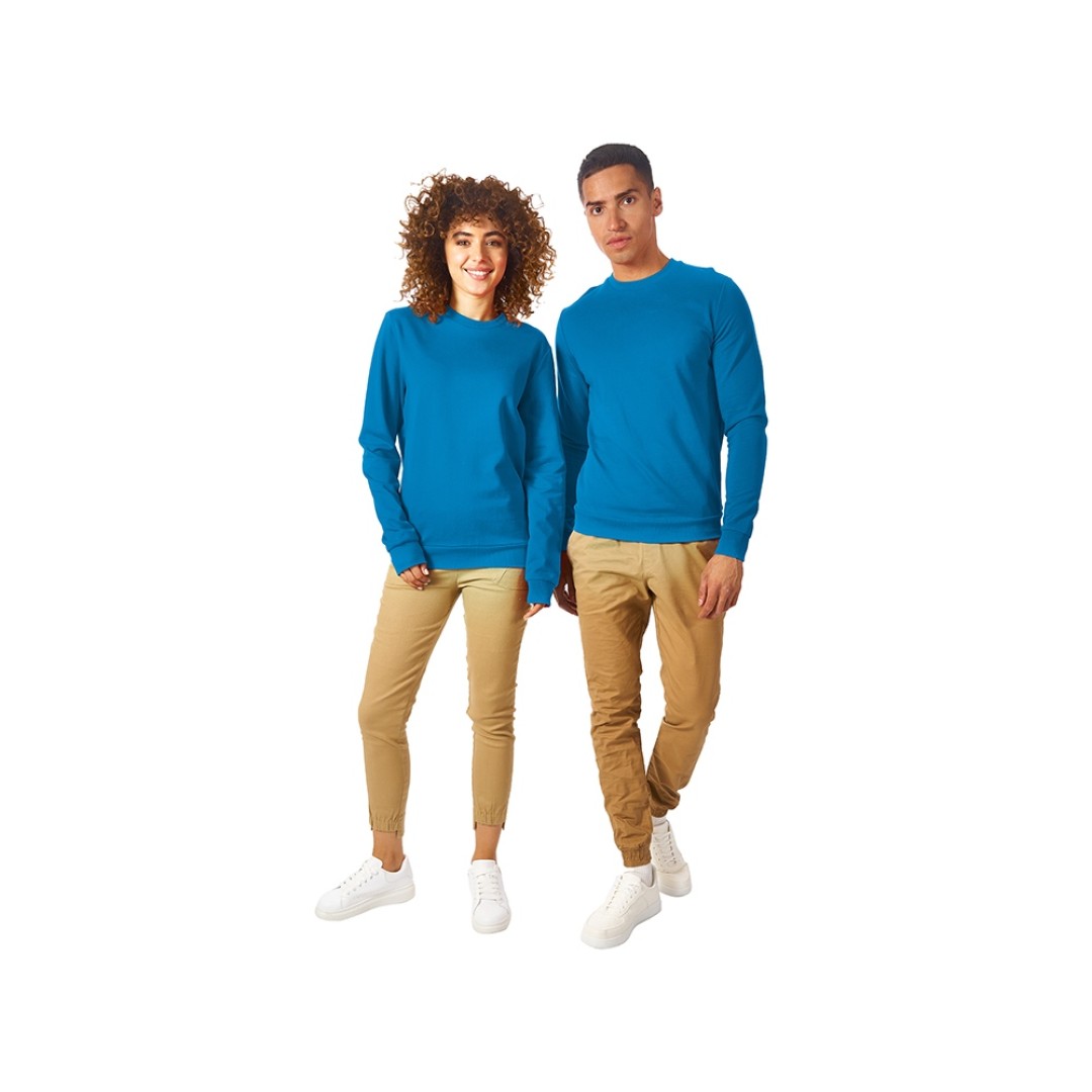 Свитшот "Motion" унисекс с начесом, голубой