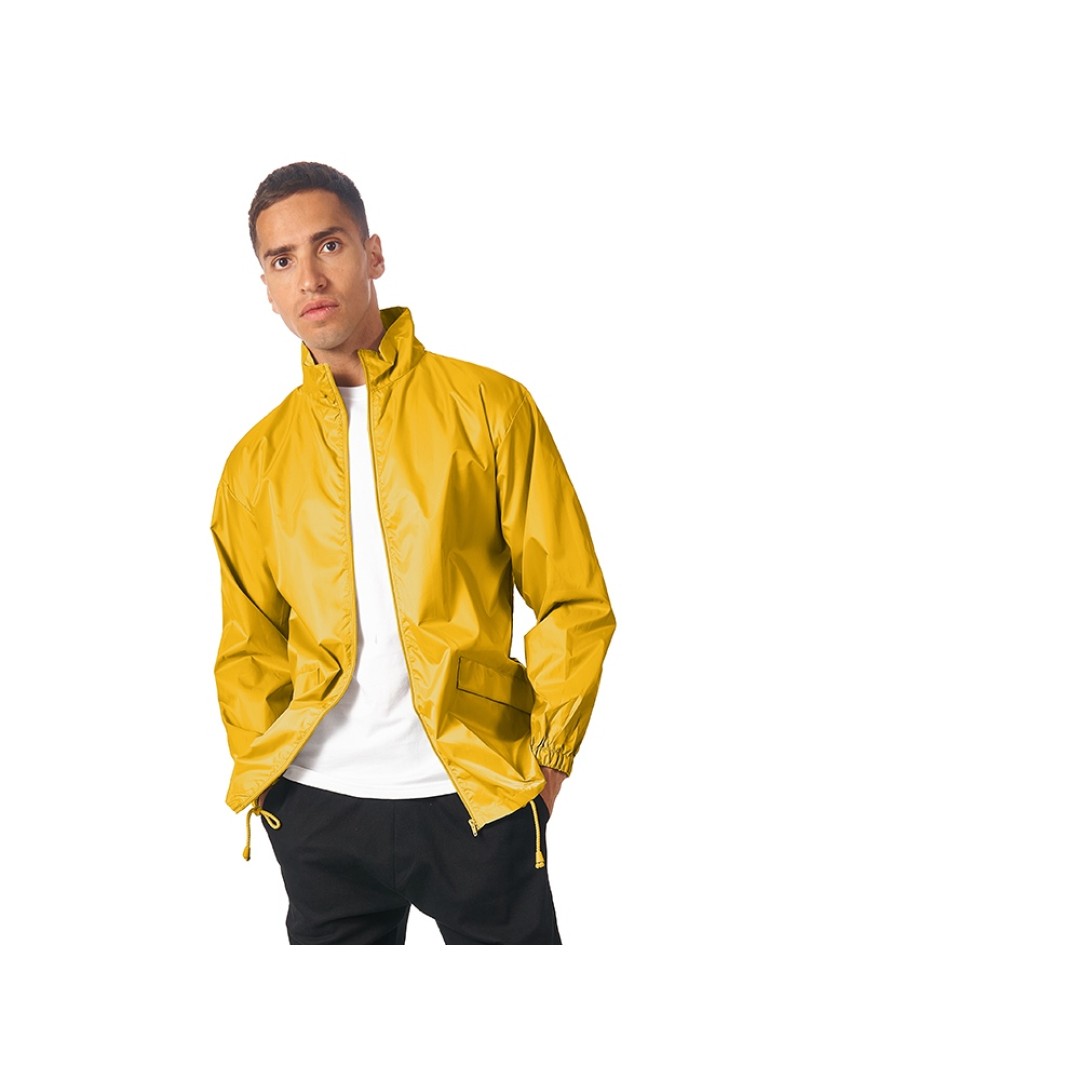 Ветровка "Miami" мужская с чехлом, золотисто-желтый