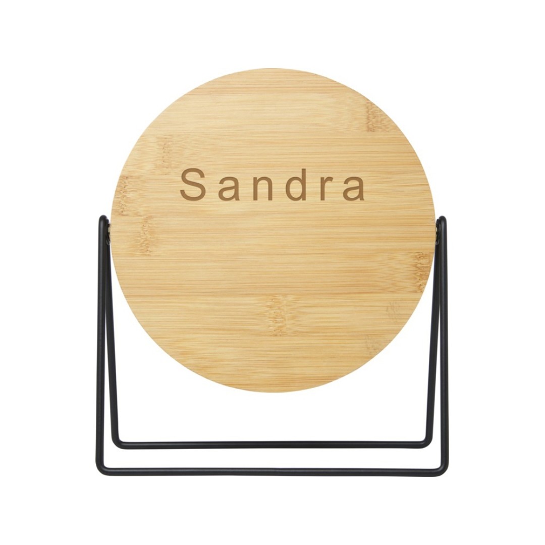 Настольное зеркало в бамбуковой раме Hyrra, natural