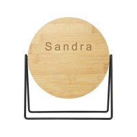 Настольное зеркало в бамбуковой раме Hyrra, natural