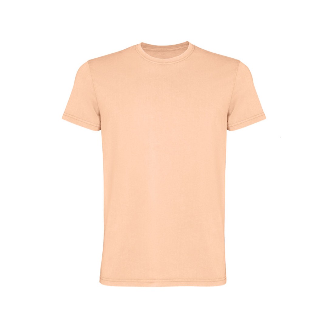 Футболка «Corgi» мужская, светло-абрикосовый выстиранный