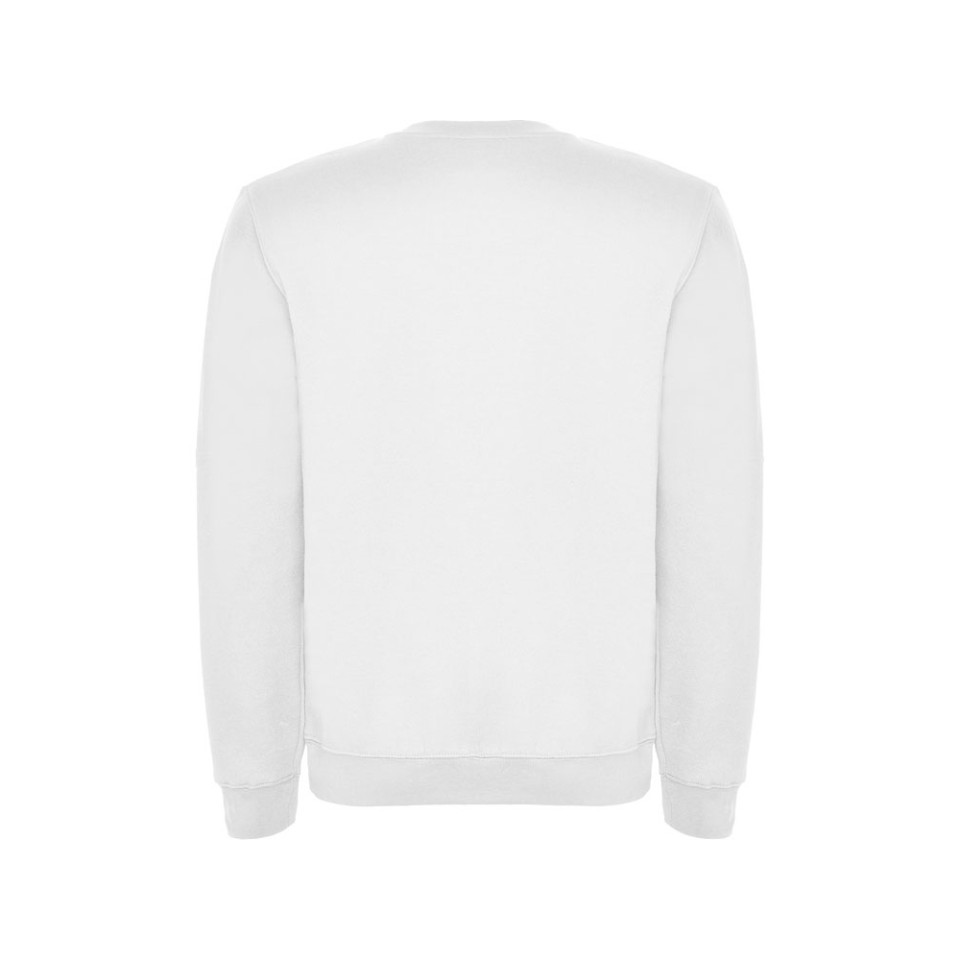 Свитшот с начесом "Clasica" унисекс, белый