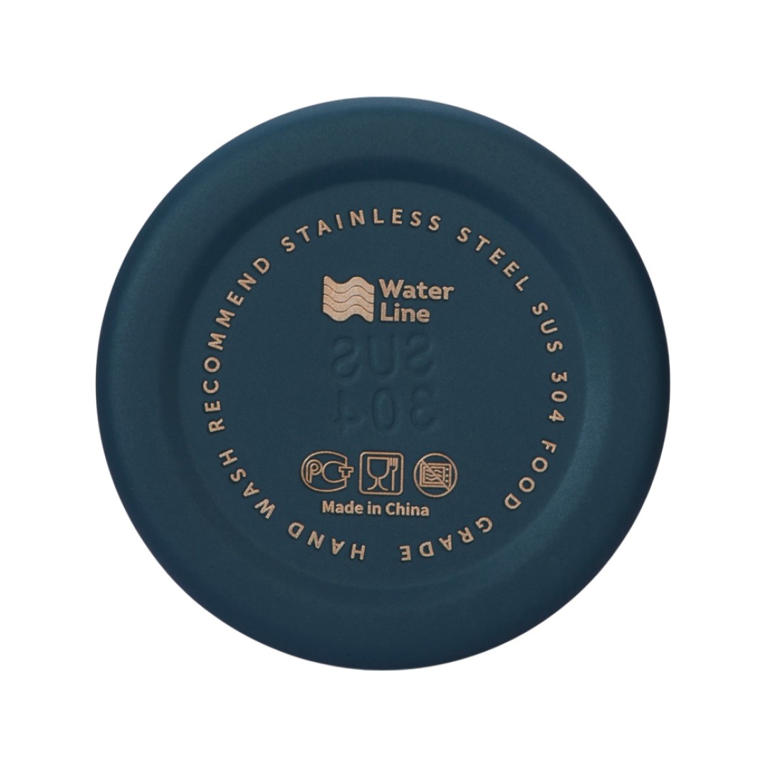 Стальная бутылка "Rely", 650 мл, NEW темно-синий 295C матовый