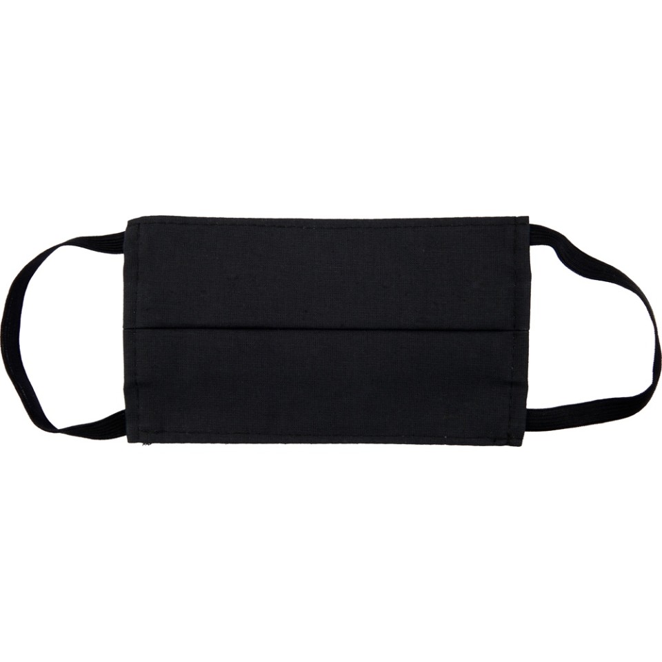 Маска для лица многоразовая из хлопка, черный