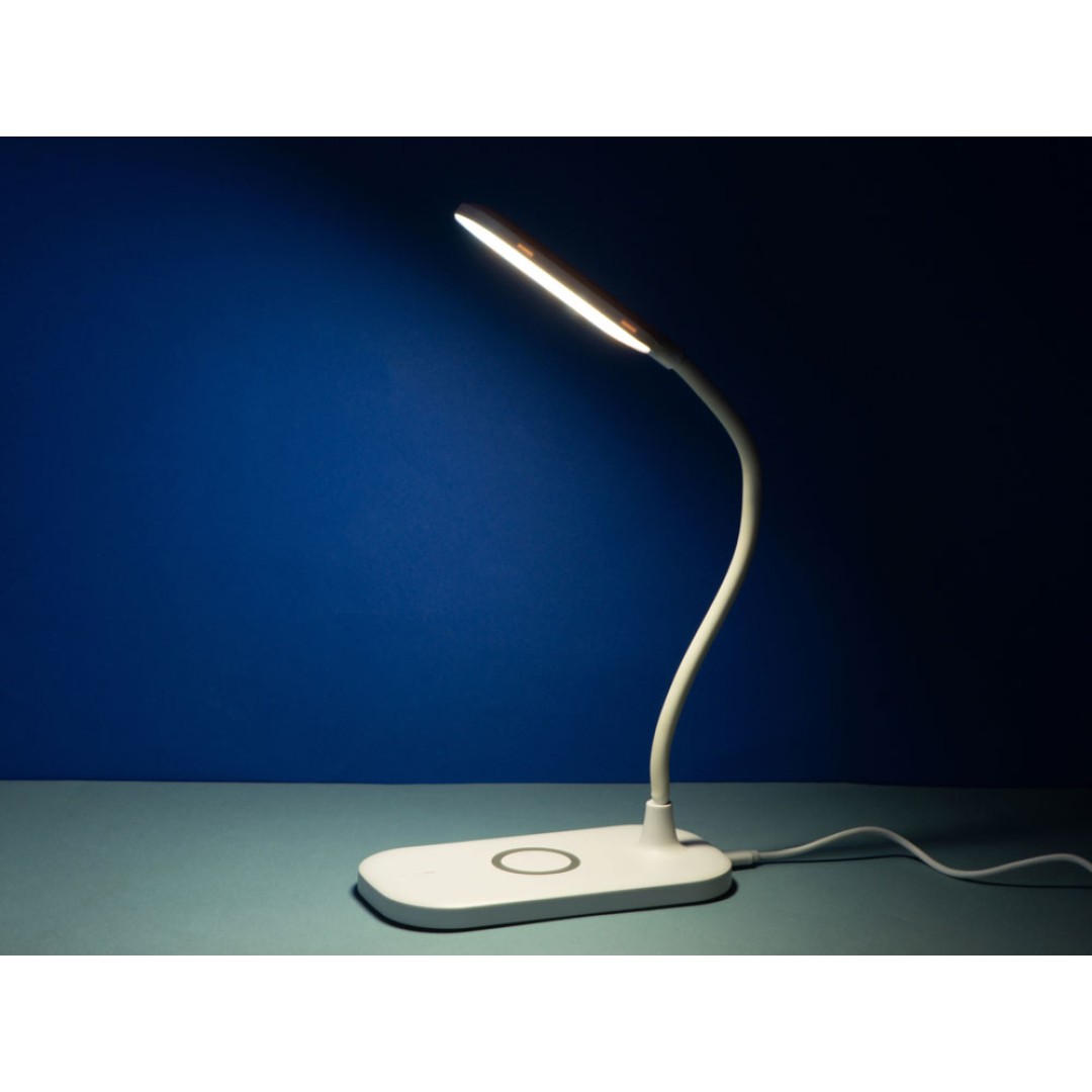 Настольный светильник с беспроводной зарядкой "Nimble", 10 Вт
