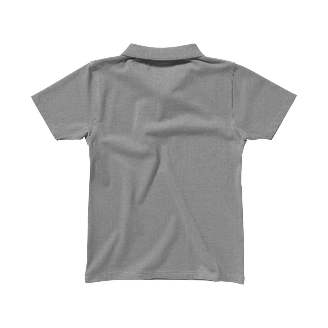 Рубашка поло "First" детская, серый