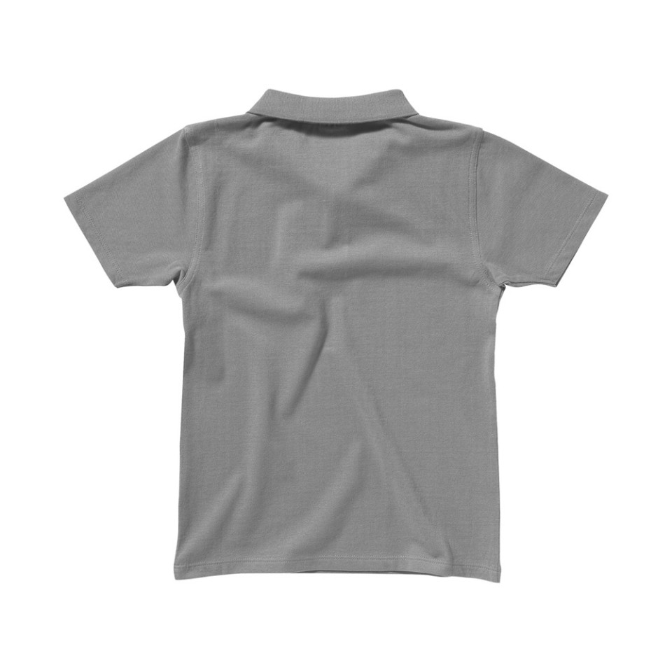 Рубашка поло "First" детская, серый