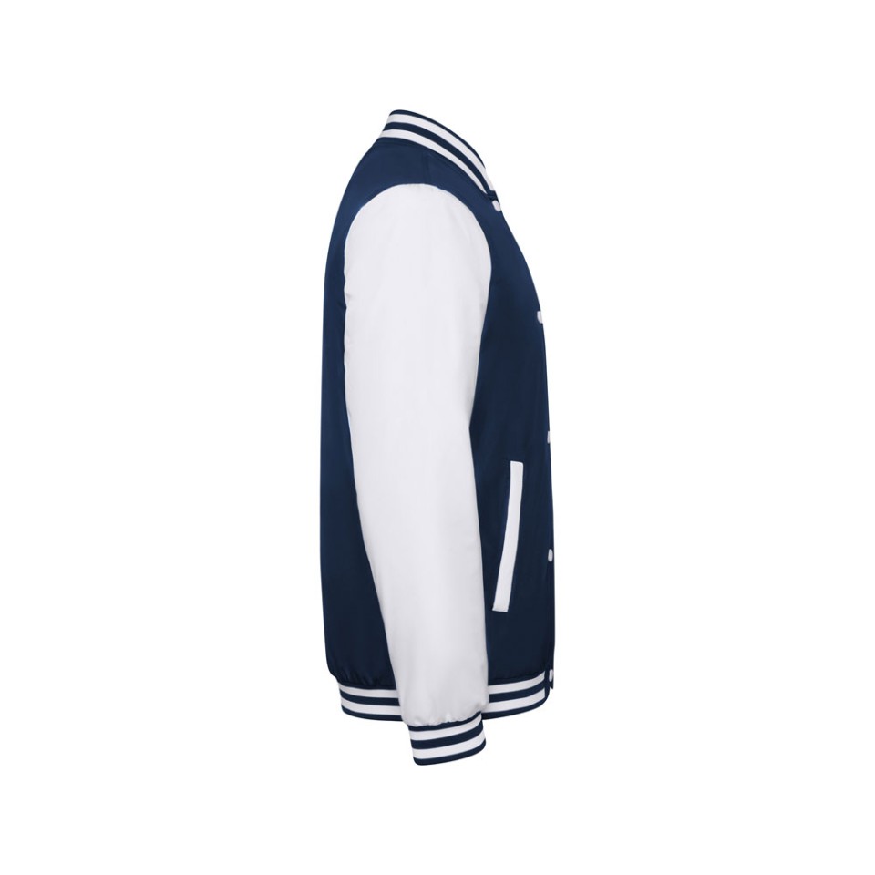 Бомбер утепленный «California» унисекс, синий нэйви/белый