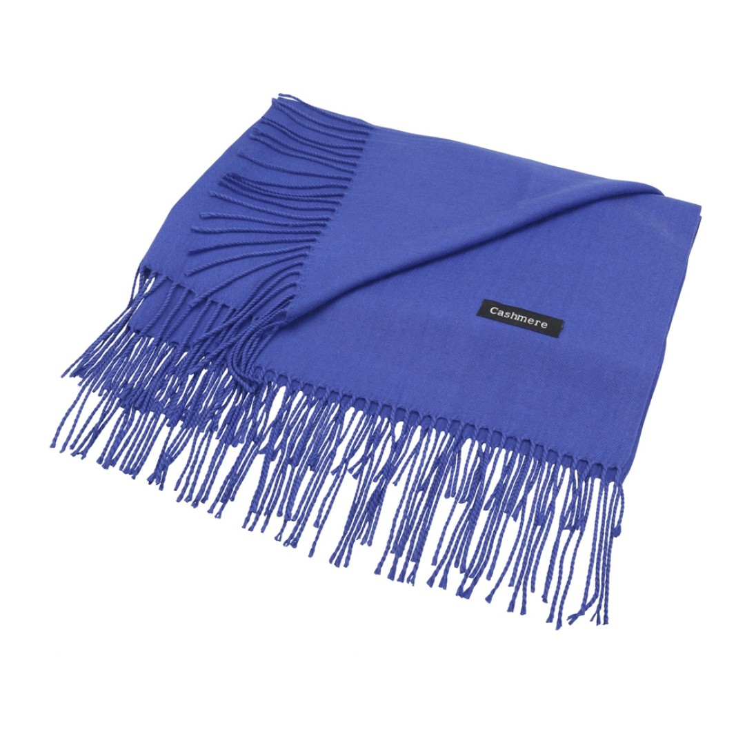 Палантин «Veil», темно-синий