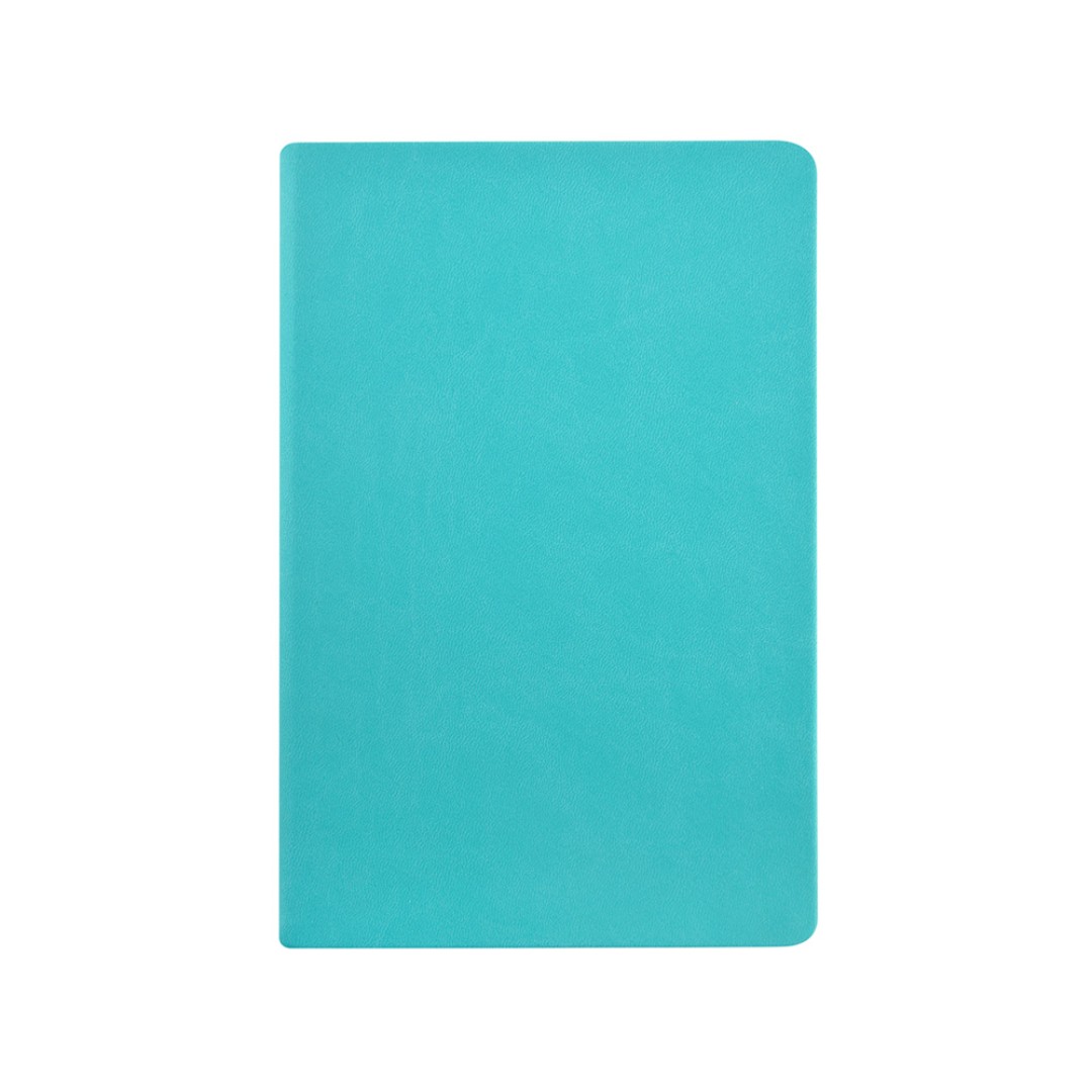 Ежедневник А5 "Megapolis Color New" soft-touch, морская волна