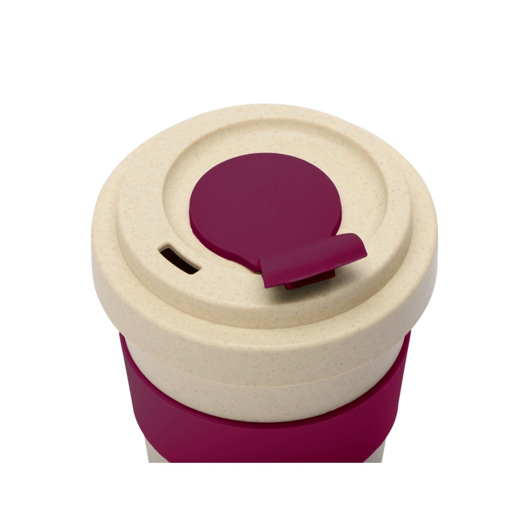 Стакан из пшеничного волокна «Flava», burgundy