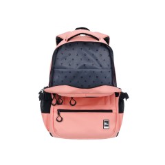 Рюкзак TORBER CLASS X, персиковый, 46 х 32 х 13 см + Мешок для сменной обуви в подарок!