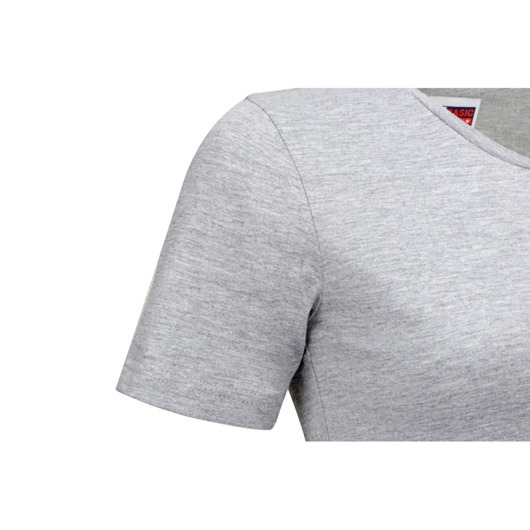 Футболка "Heavy Super Club" женская, серый меланж