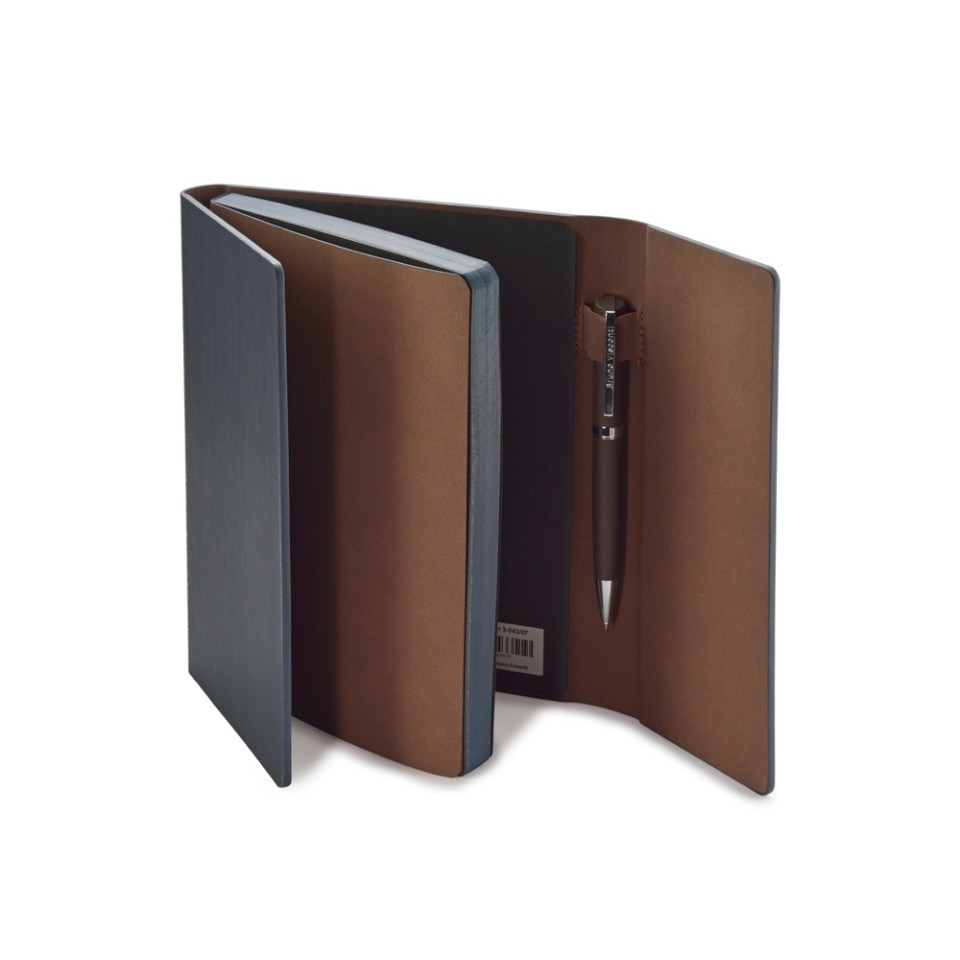 Ежедневник недатированный с магнитным клапаном, А5 "WALTZ", темно-синий