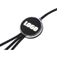 Кабель 3-в-1 с подсветкой логотипа "Ion", черный