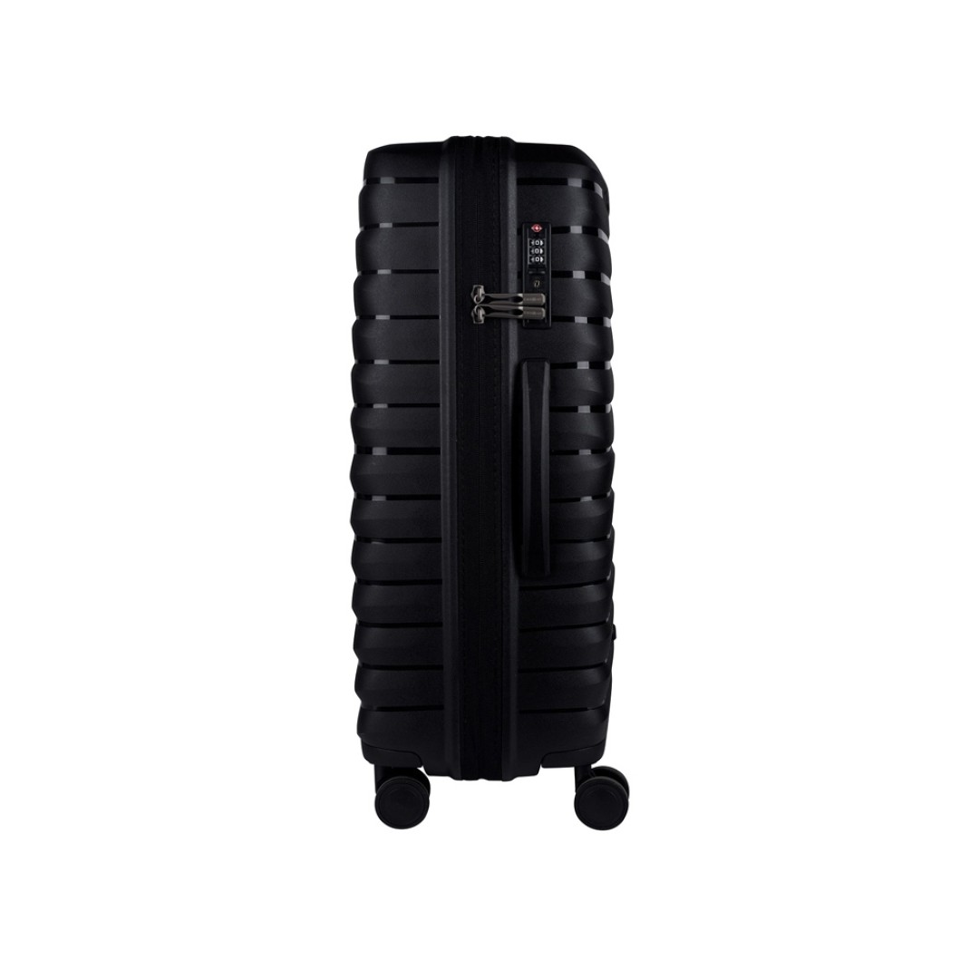 Чемодан Eberhart Dune средний М полипропилен черный 46D-009-424