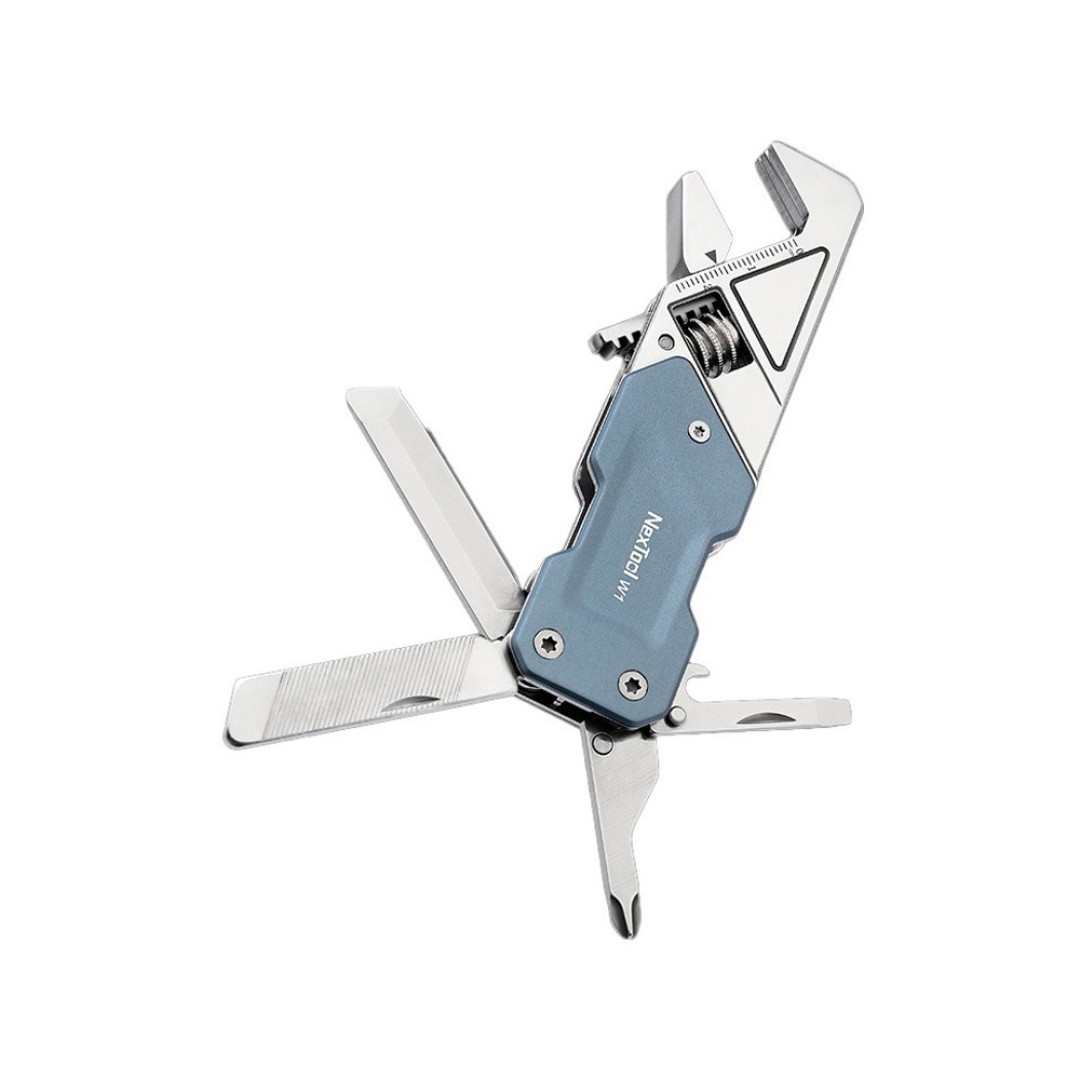 Мультитул-ключ Nextool Light Wrench W1, 6 функций, голубо-серый (NE20238)