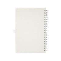 Dairy Dream, блокнот на спирали формата A5 для заметок, белый