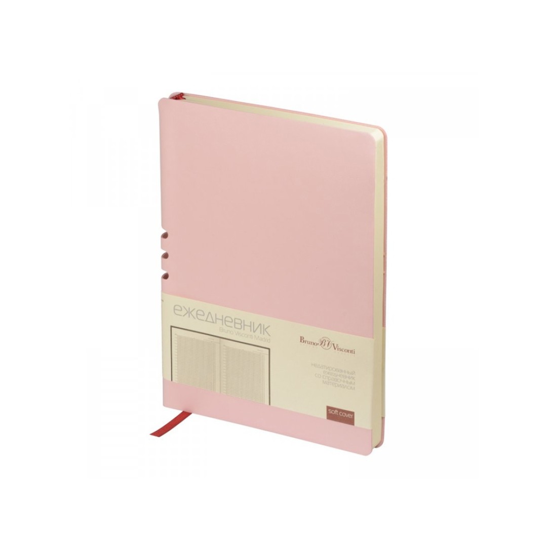Ежедневник недатированный А5 «Madrid», зефирный розовый