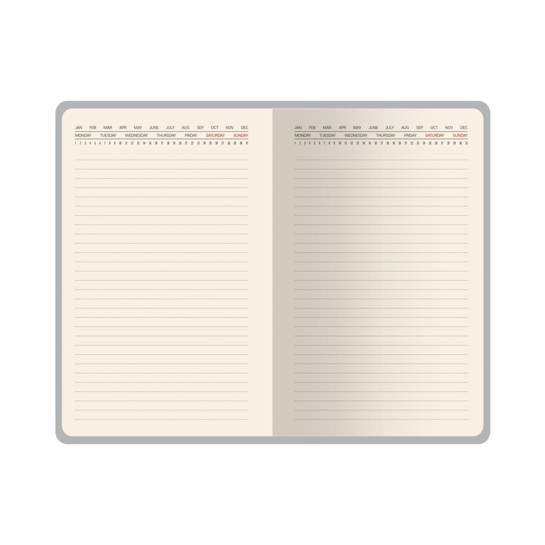 Ежедневник недатированный А5 Barcelona, красный