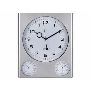 Погодная станция настенная "Патерна", серебристый