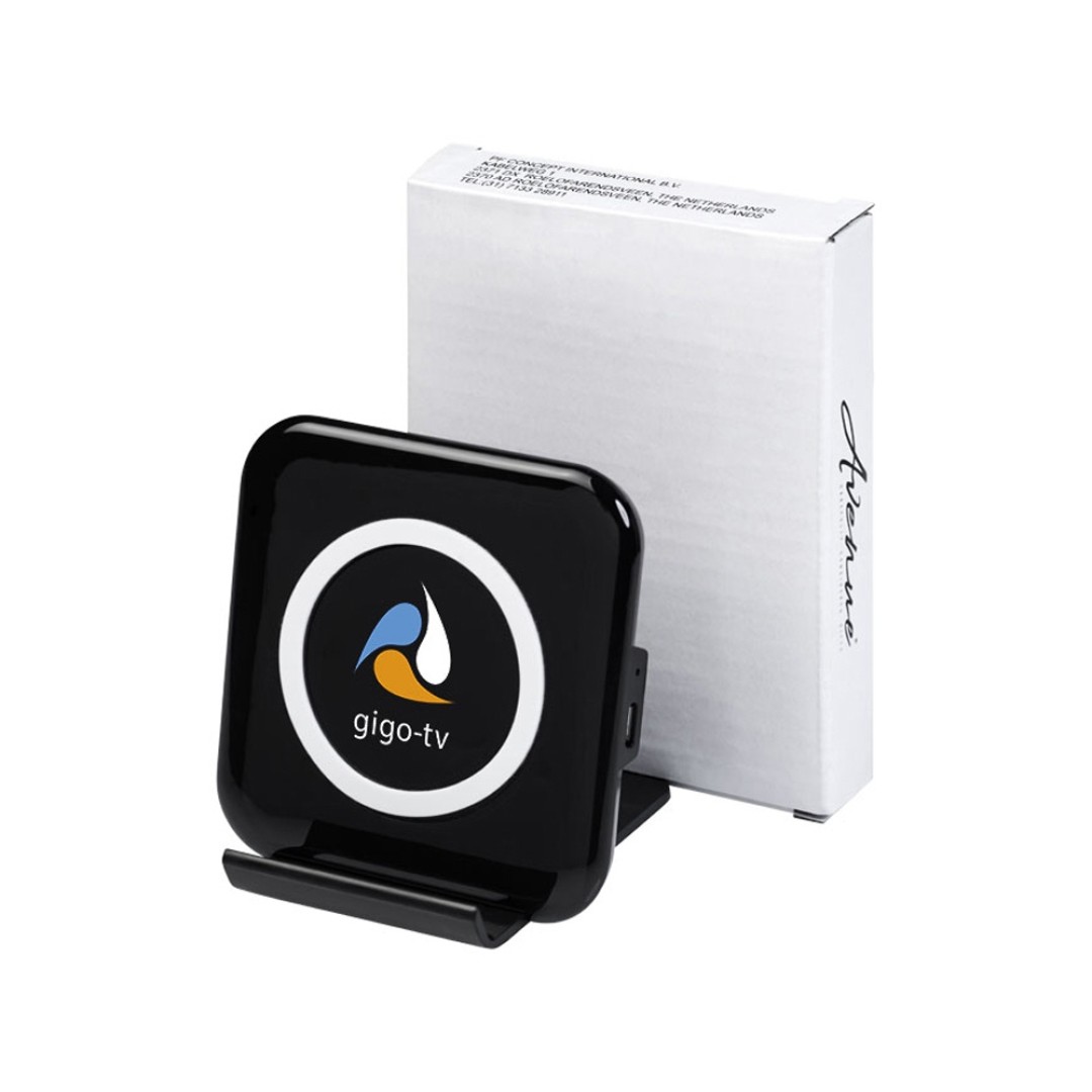 Беспроводная зарядка-подставка для смартфона «Catena», черный