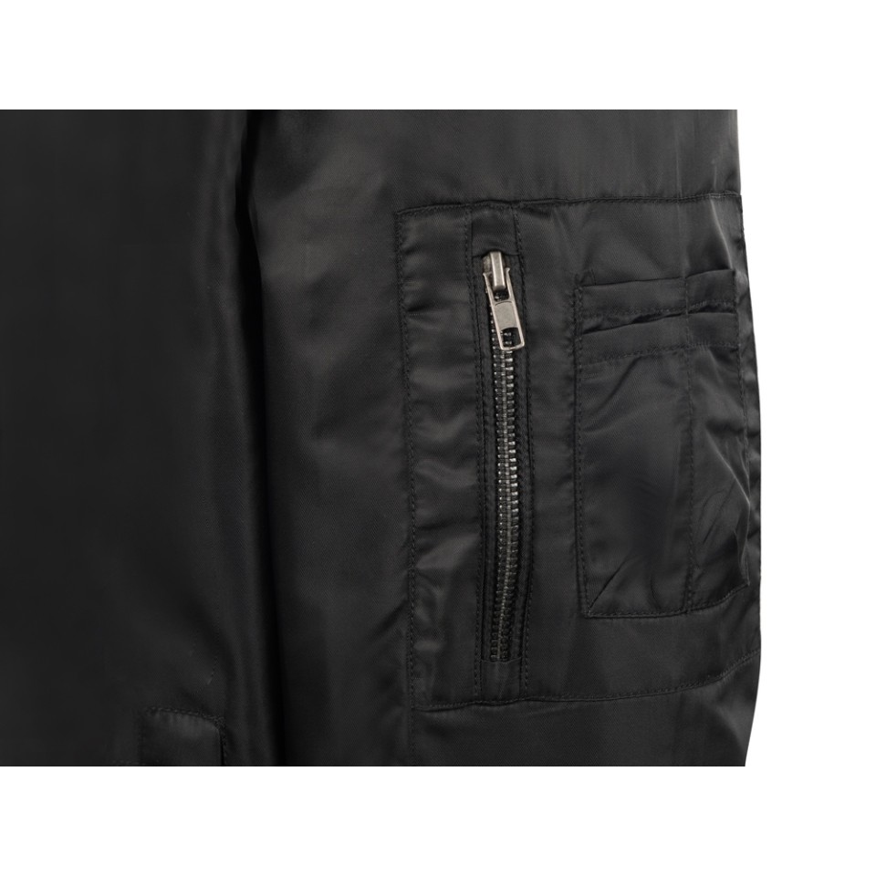 Куртка бомбер «Antwerpen» унисекс, черный