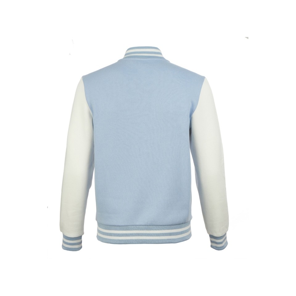 Бомбер «Oxford», небесно-голубой/молочный, унисекс