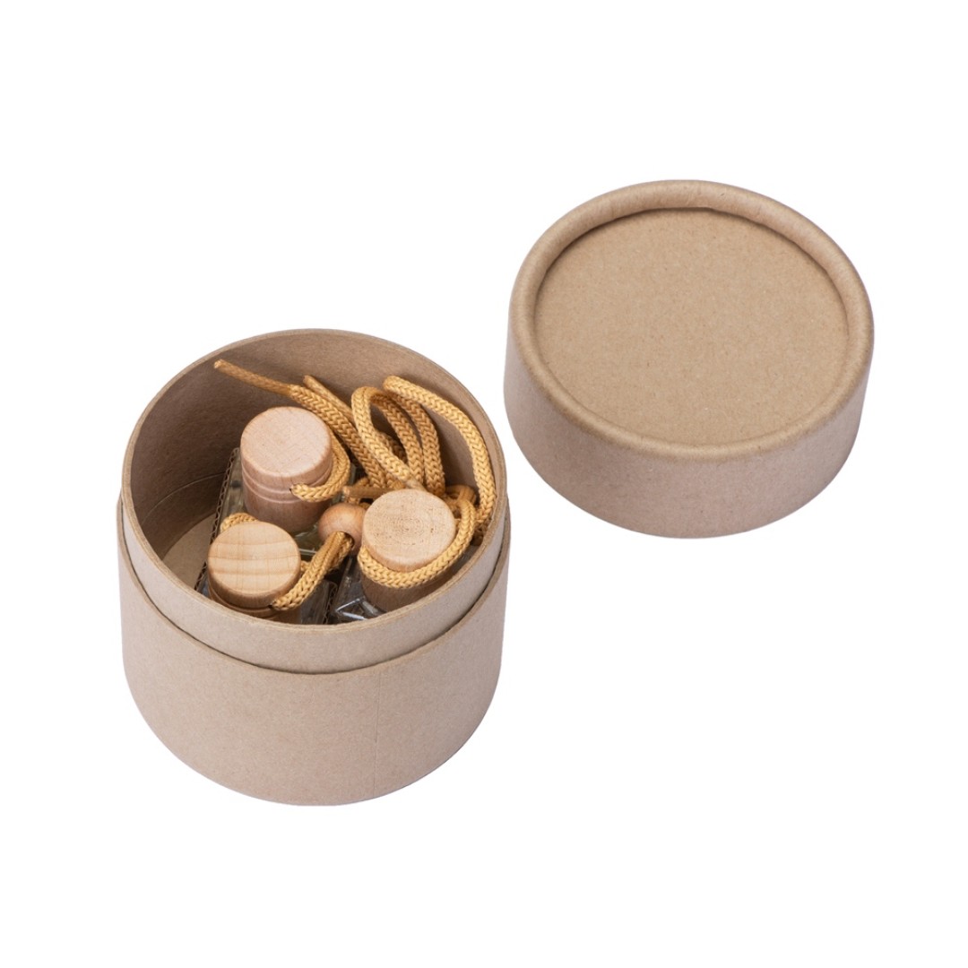 Набор автоароматов "Boho 3", крафтовый тубус