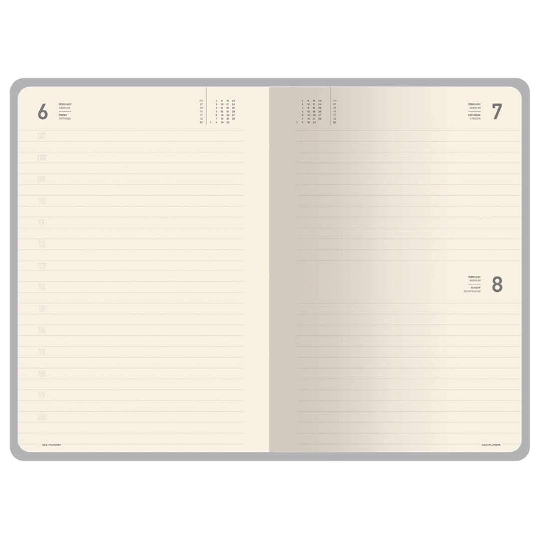 Ежедневник А5 датированный "Megapolis Color" 2026, черный