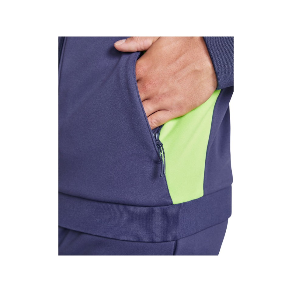 Спортивная куртка «Leros» унисекс, папоротниковый/синий нэйви