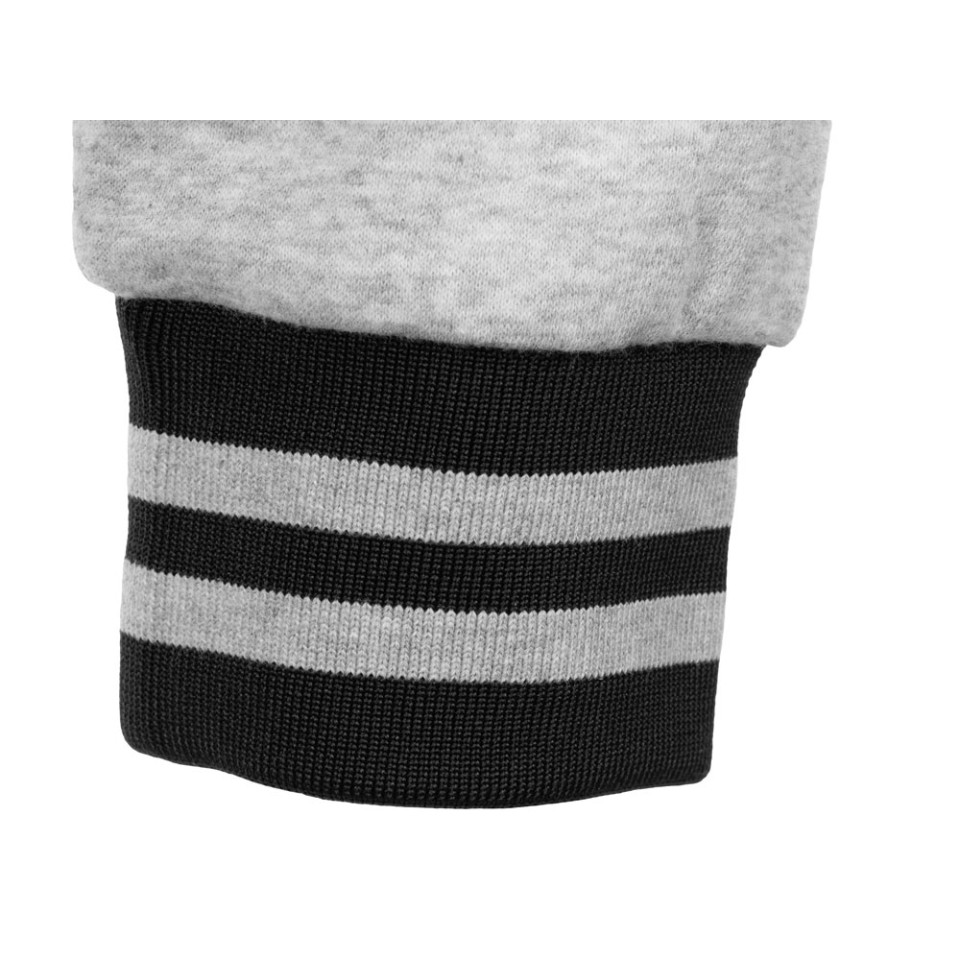 Бомбер «Oxford», черный/серый меланж, унисекс