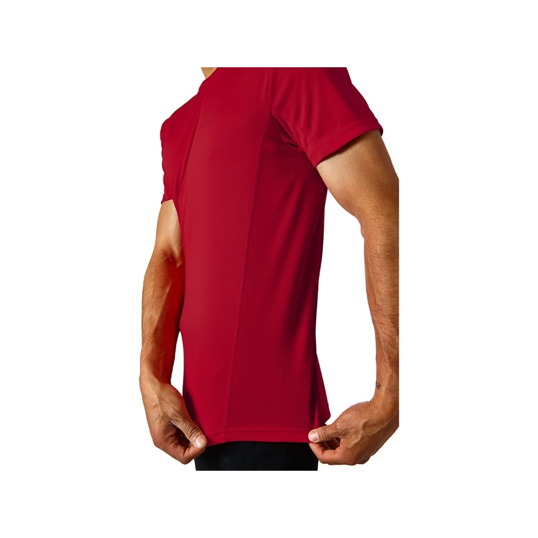 Мужская спортивная футболка Turin из комбинируемых материалов, красный