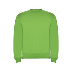 Свитшот с начесом "Clasica" унисекс, зеленое яблоко