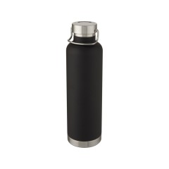 Thor, медная спортивная бутылка объемом 1 л с вакуумной изоляцией, черный