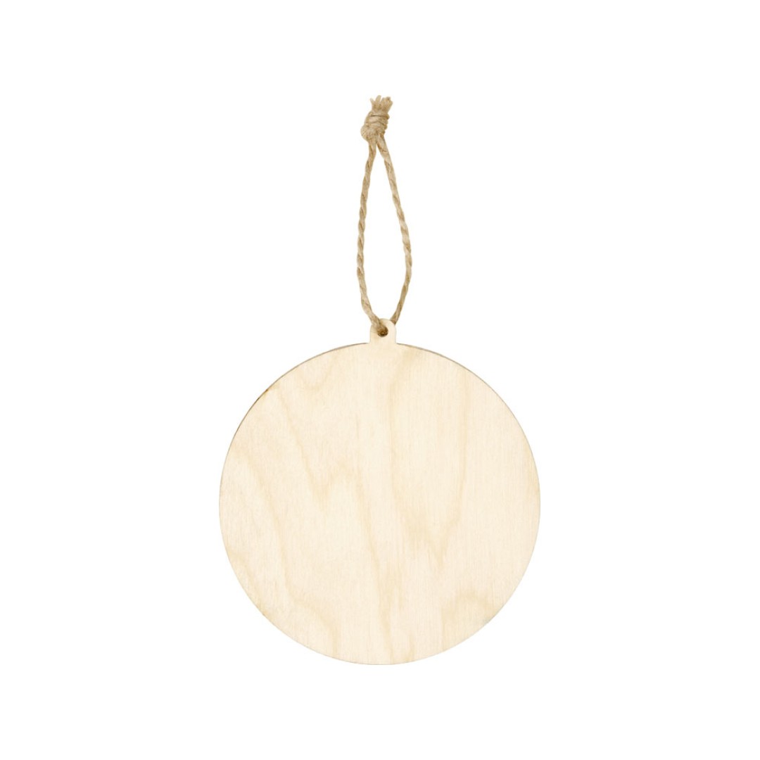 Подвеска деревянная многослойная «Рождественская встреча»