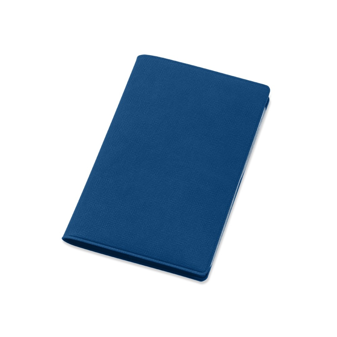 Классическая обложка для автодокументов "Favor", синяя