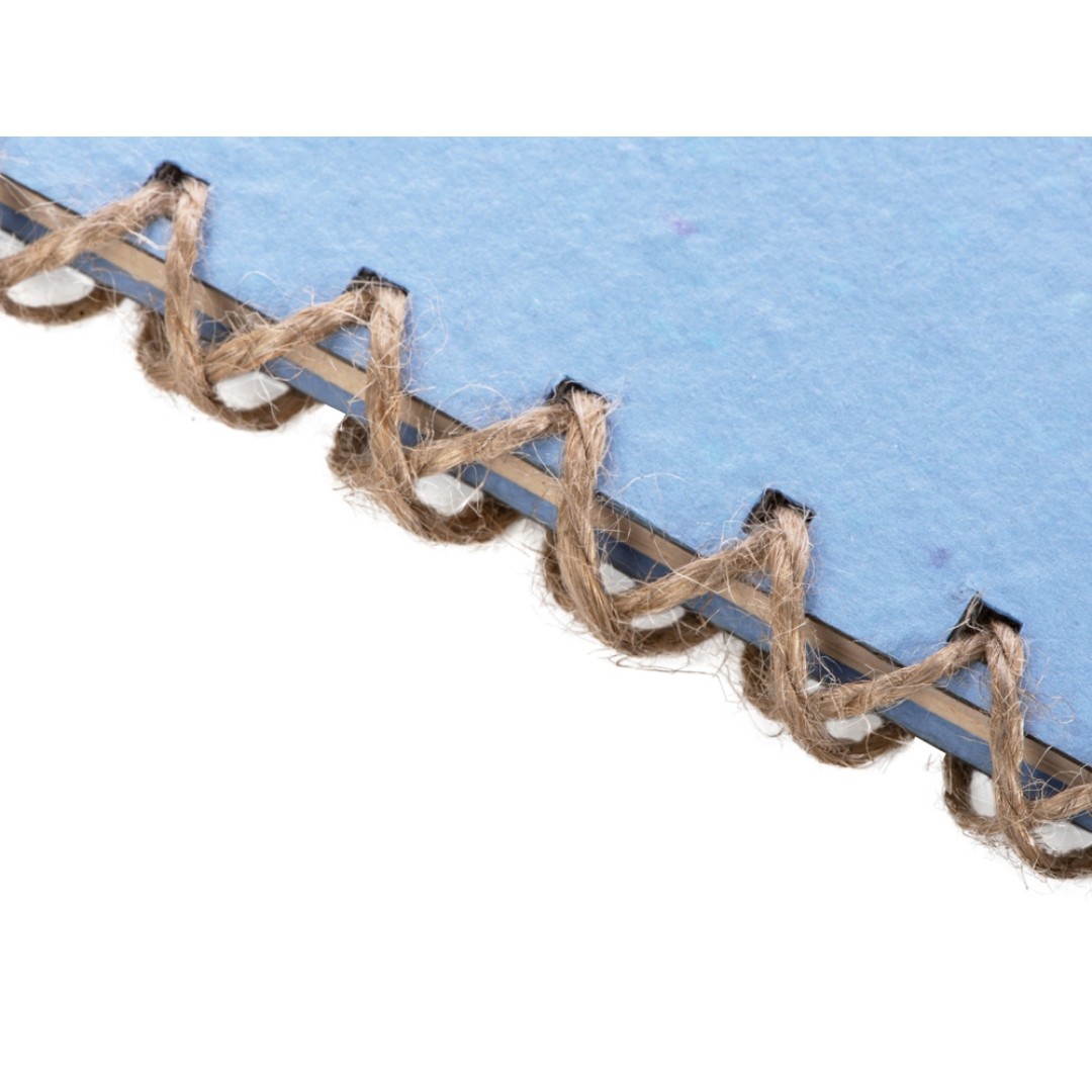 Живой блокнот с семенами цветов, А6, синий