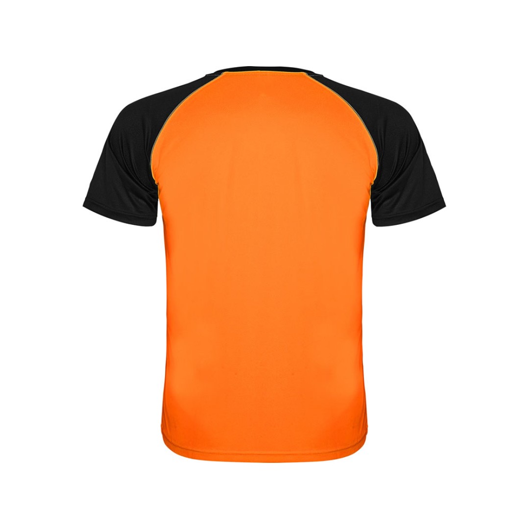 Спортивная футболка "Indianapolis" мужская, неоновый оранжевый/черный