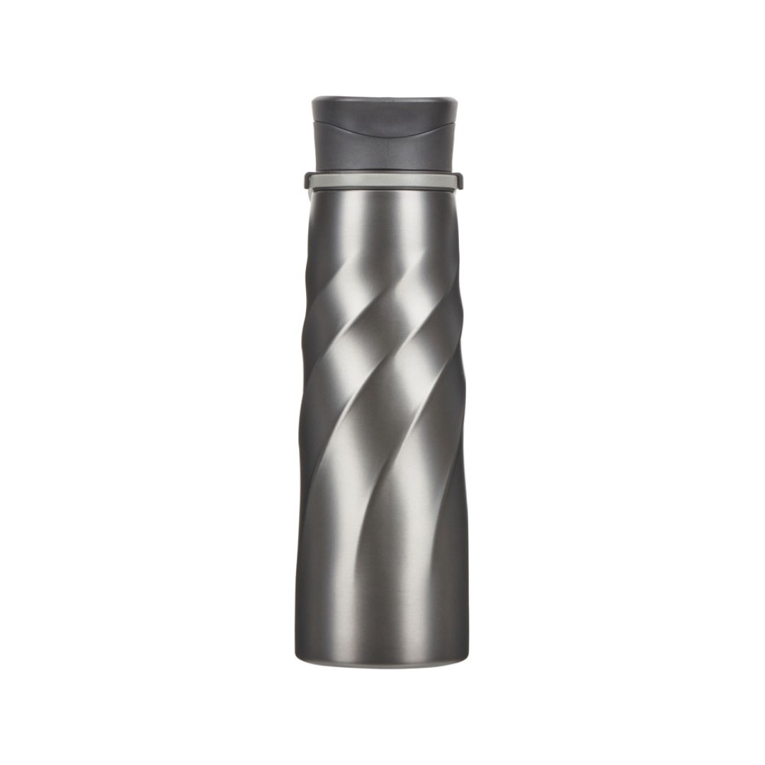 Бутылка для воды «Athletica», 1000 мл, нержавеющая сталь, серый