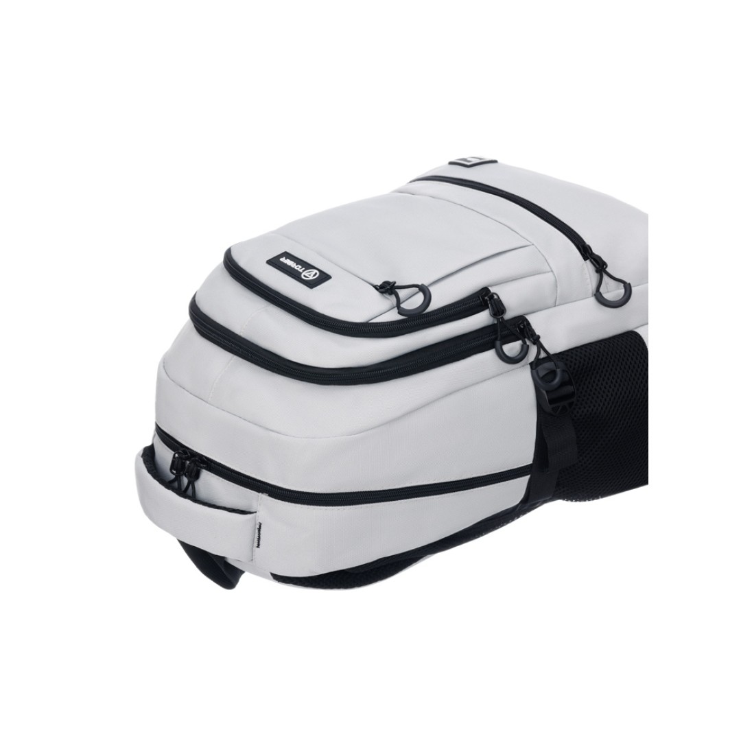 Рюкзак TORBER CLASS X, молочный, 46 х 32 х 13 см + Мешок для сменной обуви в подарок!